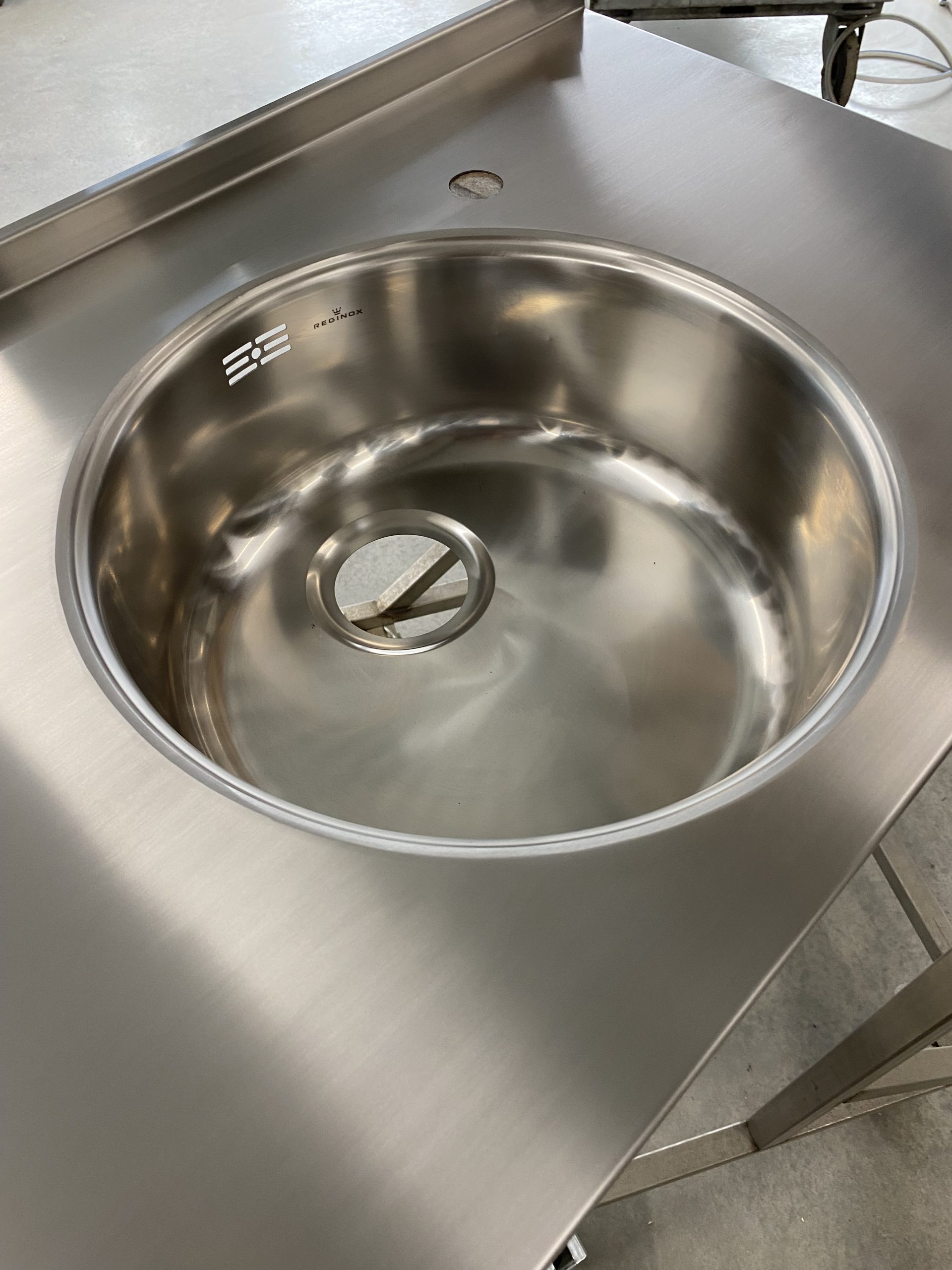 RVS Keukenblad met Spoelbak