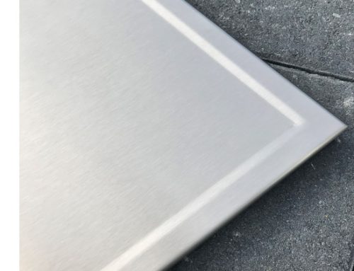 RVS Keukenblad met waterkering