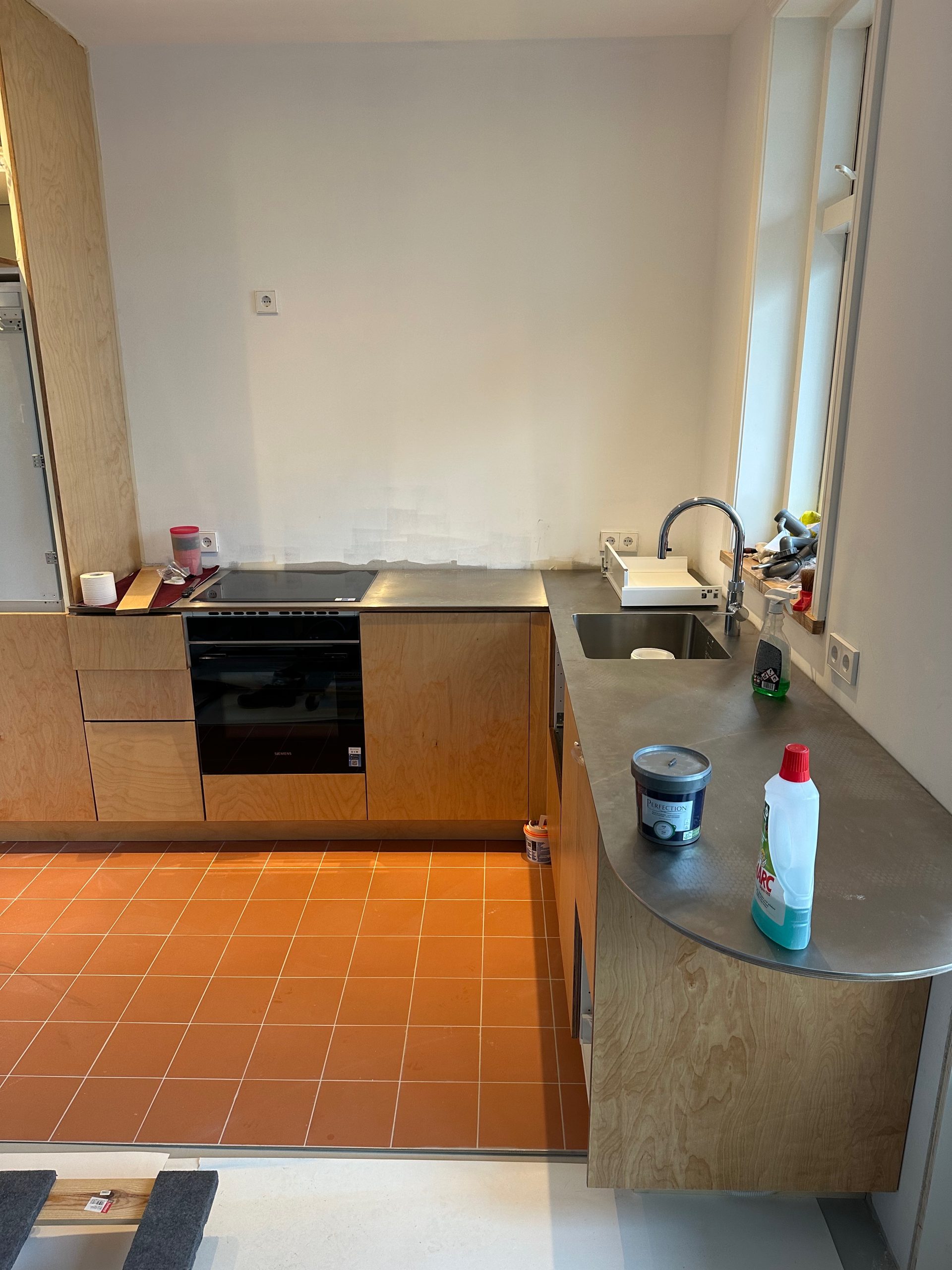 RVS Keukenblad 4 mm massief